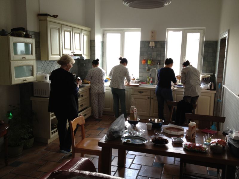 Making dumplings