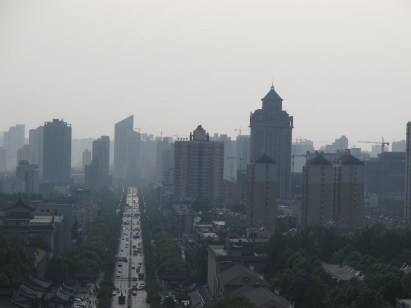 Xian cityscape